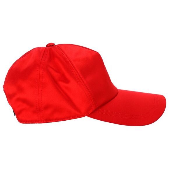 Miu Miu Logo Patch Baseball Cap in Red Canvas - Picture 6 of 12